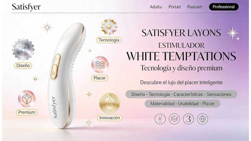 Satisfyer Layons estimulador white temptations